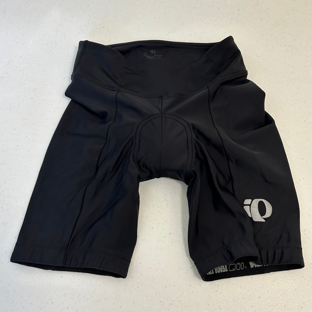 Pearl Izumi Select Black Padded Cycling Biker Shorts Womens Small Reflective